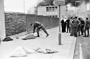 Bloody Friday is the name given to the bombings by the Provisional Irish Republican Army (IRA) in Belfast on 21 July 1972. Twenty-two bombs exploded in the space of eighty minutes, killing nine people (including two British soldiers) and injuring 130. EPX6MP