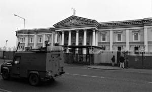 General view of Crumlin Road Belfast. Pacemaker Press 1991