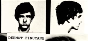 Dermot Finucane mugshot. From print of Maze escapees at large. 1992.