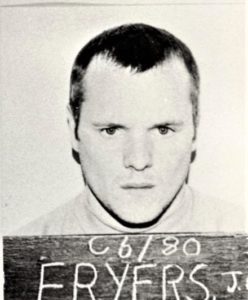 Rinty Fryers Maze mugshot. Maze escapee. Press Association licensed. rec'd 6-3-19