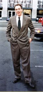 Kevin outside Golden Gate Ave. 1-10-96